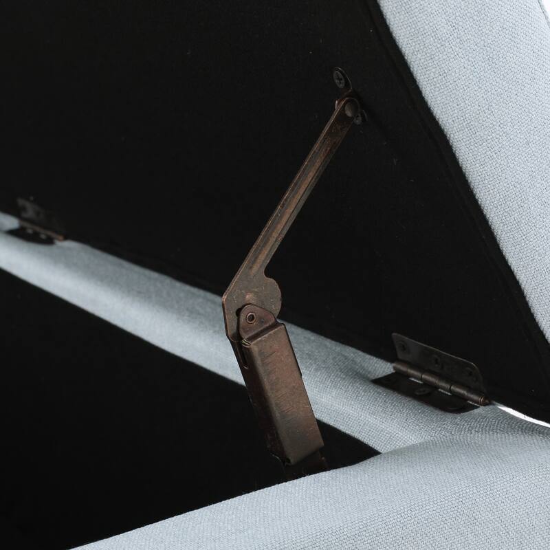 Mission Tufted Fabric Storage Ottoman Bench by Christopher Knight Home