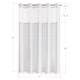 preview thumbnail 31 of 38, No Hook Geometric Tassels Shower Curtain with Snap-in Liner