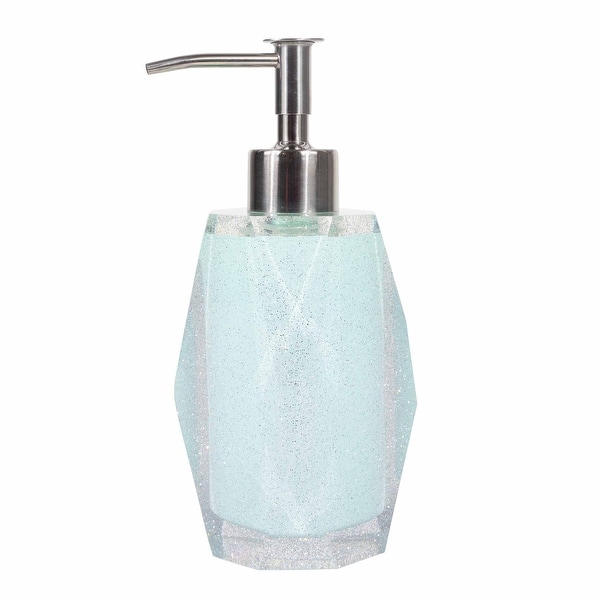 slide 2 of 24, Sparkles Home Faceted Lotion Pump Aqua