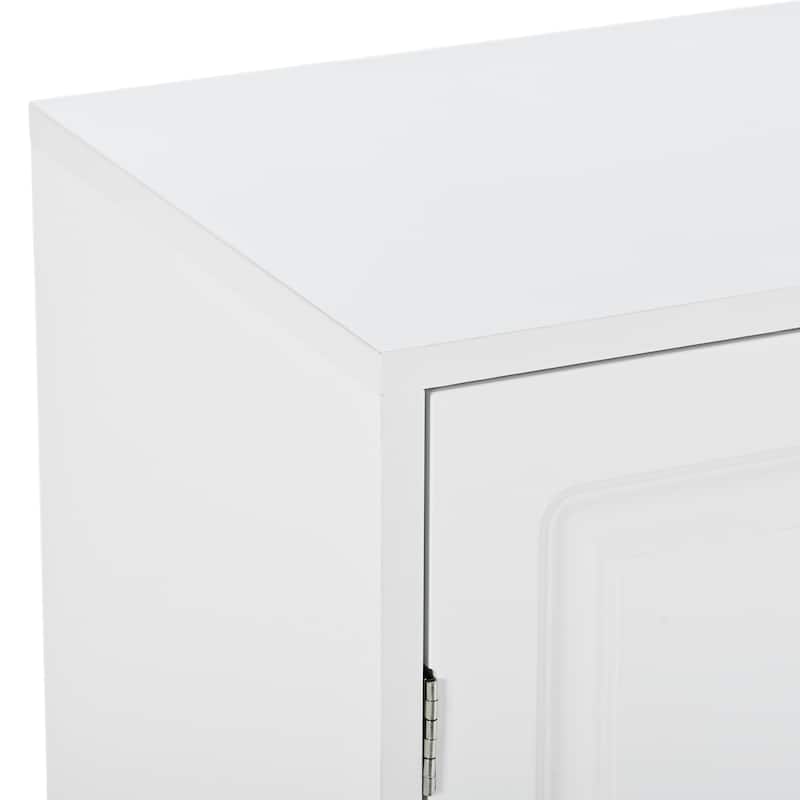 Sleek and Modern Shoe Cabinet with Adjustable Shelves