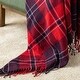 preview thumbnail 18 of 18, Glitzhome 50 x 60 Knitted Acrylic Plaid Woven Throw Blanket with Tassels