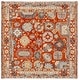 preview thumbnail 5 of 26, SAFAVIEH Handmade Aspen Jonette Boho Tribal Wool Rug 7' Square - Rust/Ivory - Square