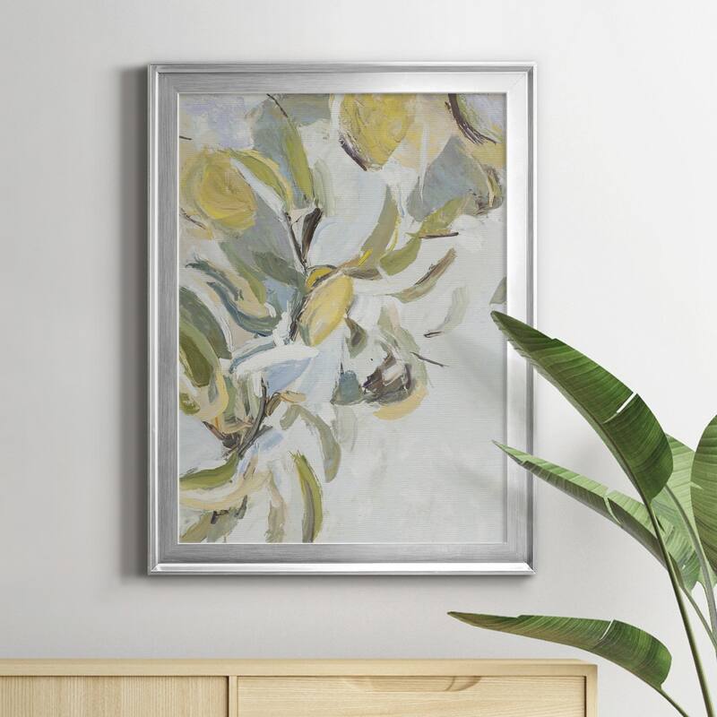 Lemon Pears Premium Framed Canvas - Ready to Hang