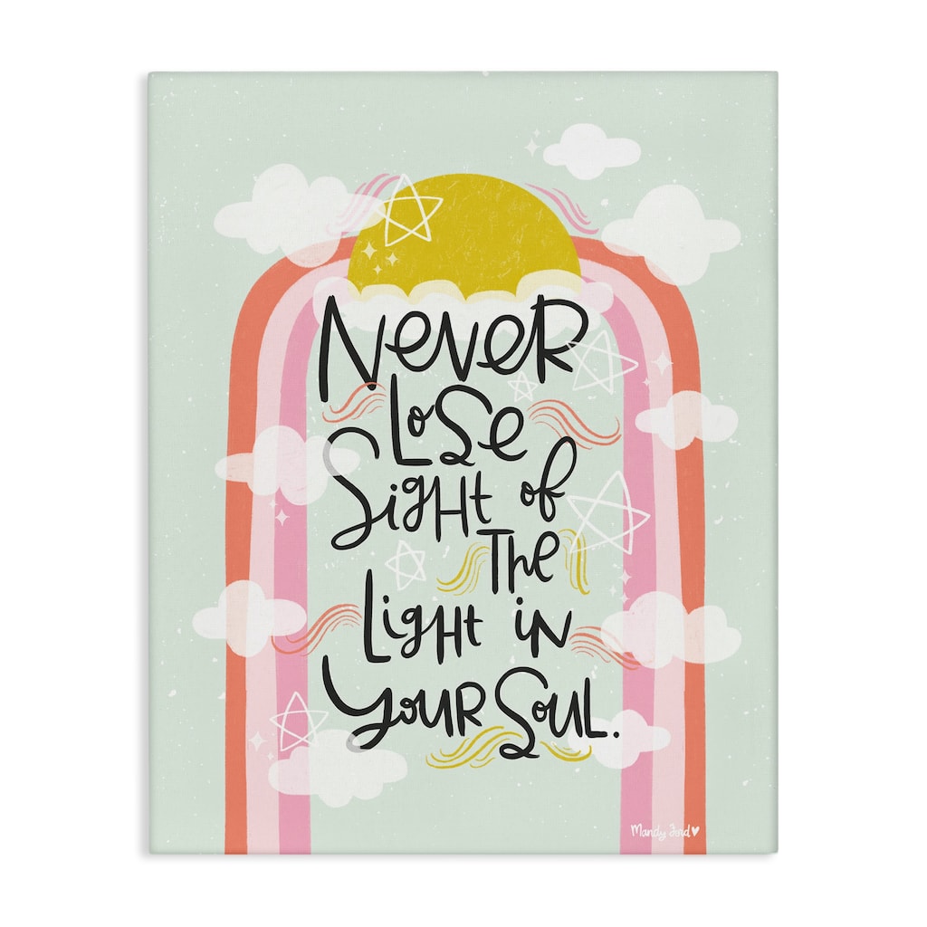 Stupell Light In Your Soul Canvas Wall Art Design By Mandy Ford Art + Illustration