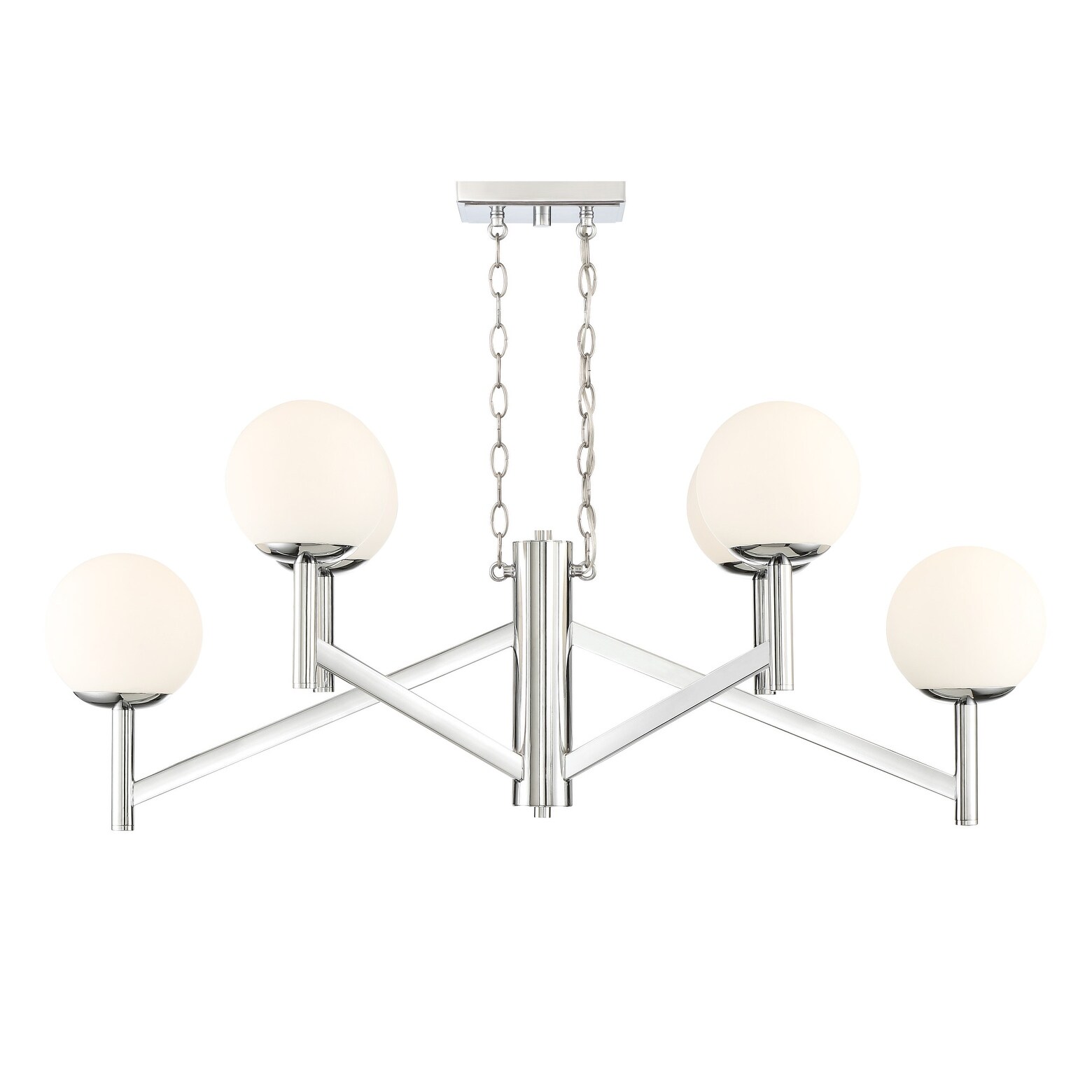 Designers Fountain 95138  Kelvin 6 Light 42" Wide Chandelier - Chandeliers For Bedrooms by Overstock.com