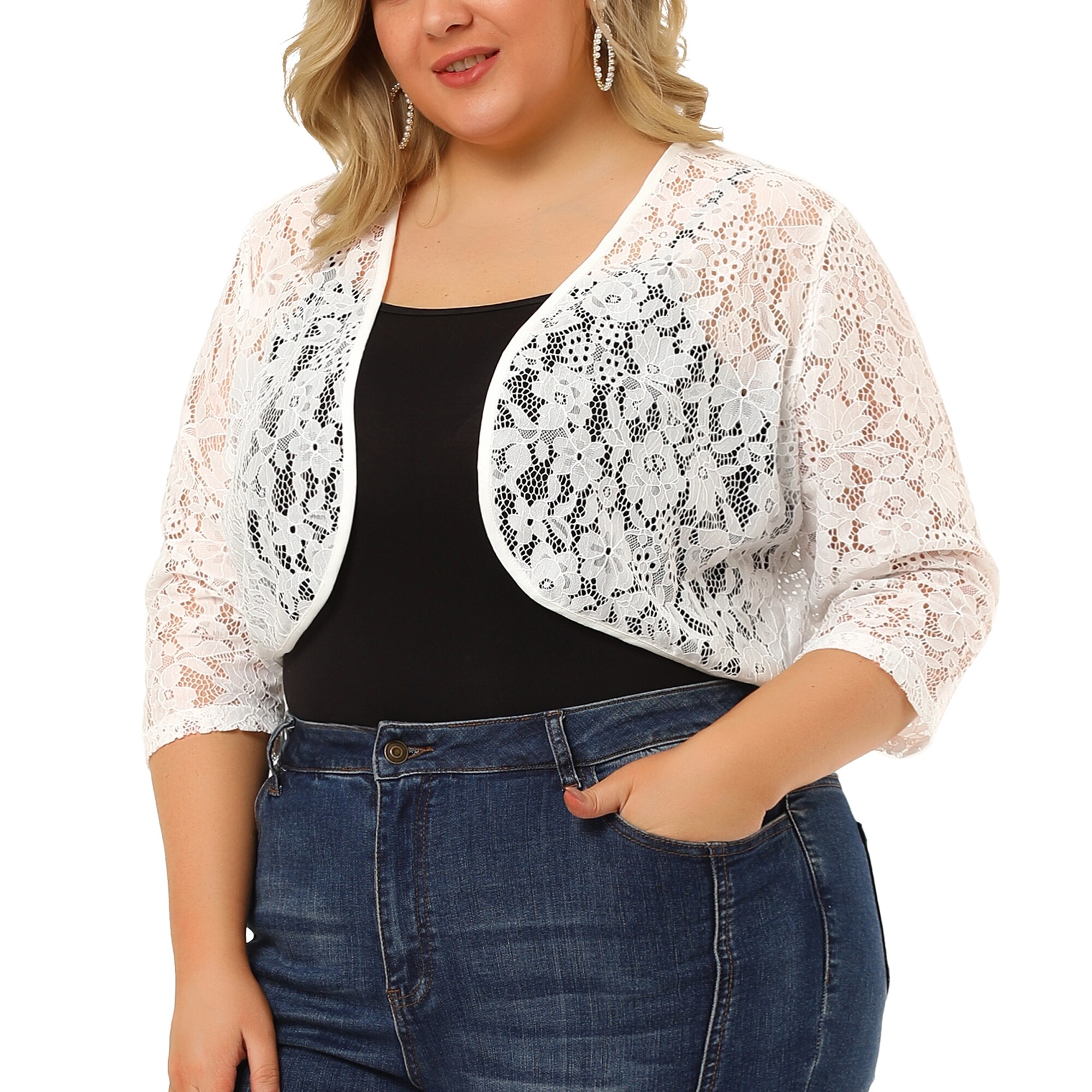 denim bolero jacket plus size