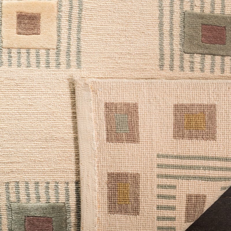 SAFAVIEH Couture Hand-knotted Tibetan Etsuko Modern Wool Rug