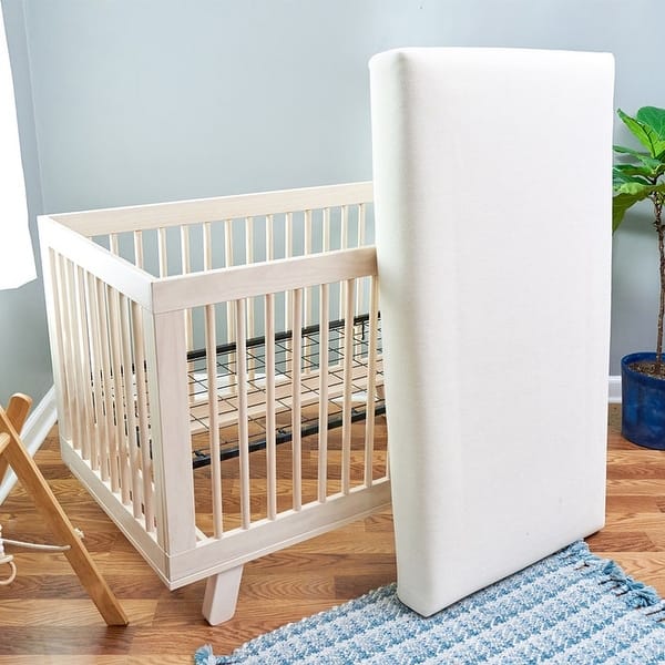 slide 2 of 3, Naturepedic Organic Breathable Crib Mattress