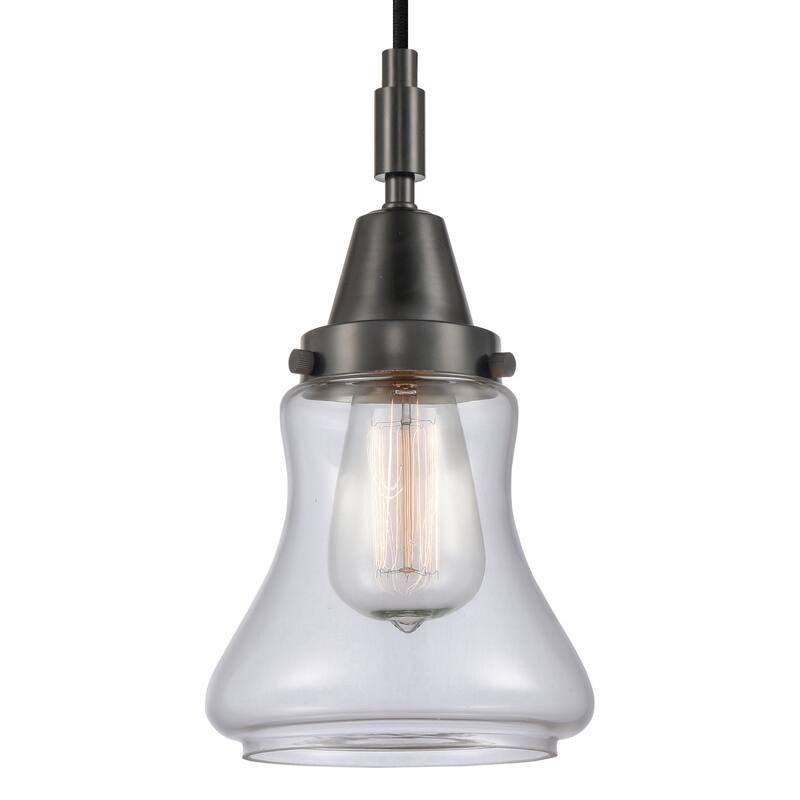 Innovations Lighting 447-1P-G192 Bellmont 7" Wide Mini Pendant with - Matte Black