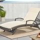 preview thumbnail 30 of 88, Salem Outdoor Chaise Lounge Cushion by Christopher Knight Home