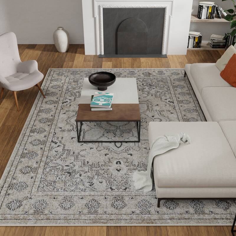 Loomaknoti Kehleigh Avalie Cream Area Rug