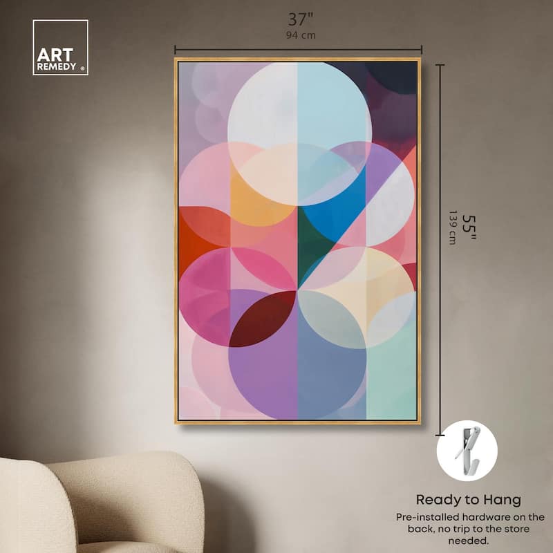 Oneiric Circles III Canvas by Art Remedy