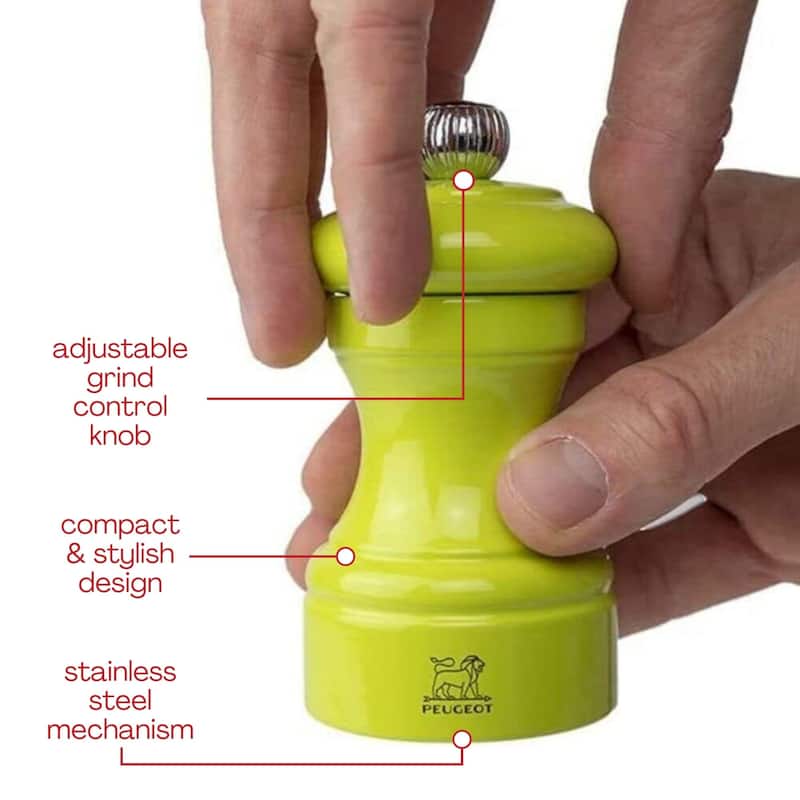 Peugeot Bistro Pepper and Salt Mill Set - 10cm - 4in.