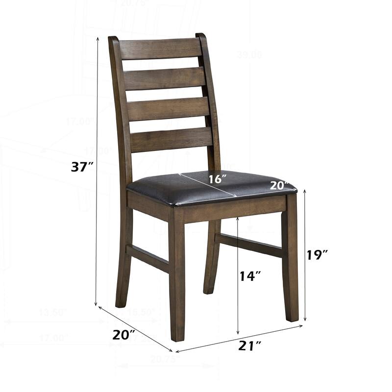 Comfortable and Stylish Side Chair Set with Padded Cushions and Sturdy Construction