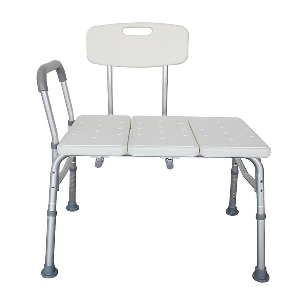Aluminium Alloy Bath Chair Transfer Bench with Wide Seat Padded