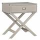 Kenton II X Base Wood Accent Campaign Table iNSPIRE Q Modern