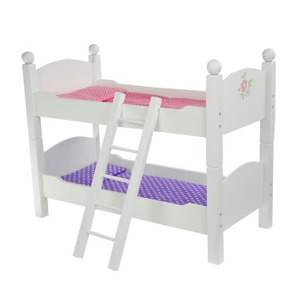 slide 2 of 7, Olivia's Little World - Little Princess 18" Doll Double Bunk Bed