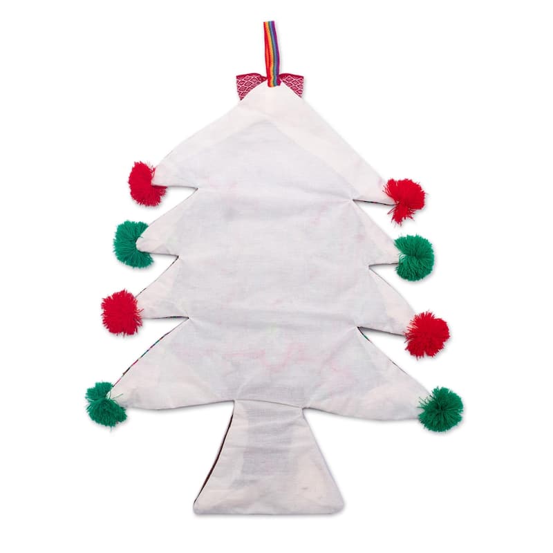 Novica Handmade Nativity Tree Applique Wall Hanging