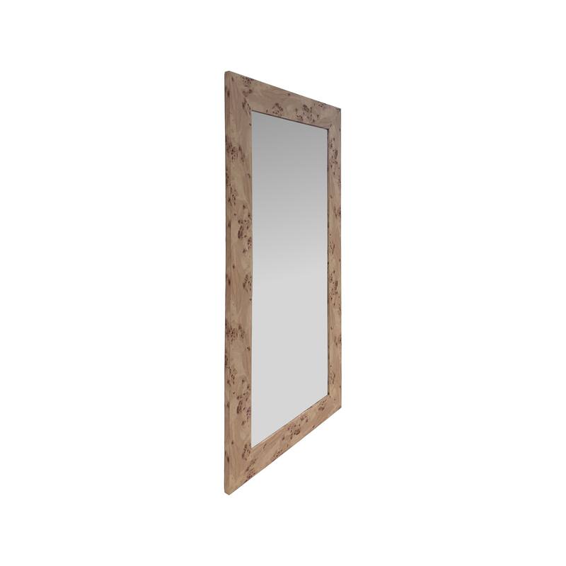 Burled Wall Mirror - 48H x 24W x 1D