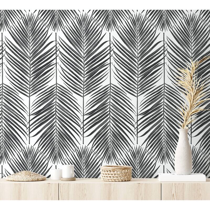 NextWall Paradise Palm Peel-and-Stick Wallpaper