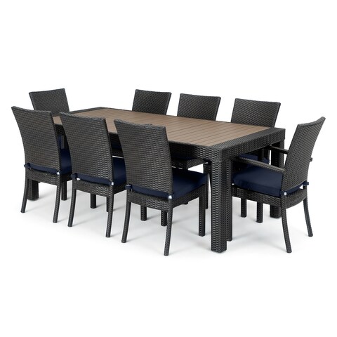 Palisades 9pc Aluminum Outdoor Dining Set