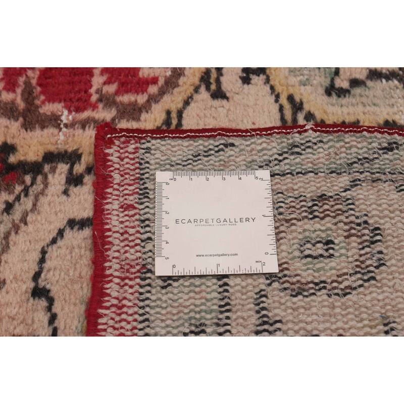 ECARPETGALLERY Hand-knotted Melis Vintage Red Wool Rug - 5'4 x 8'9