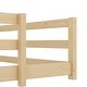 preview thumbnail 18 of 34, Sturdy Structure Wood Floor Bed with Guardrail and Fence for Kids, Montessori Bed Full Size