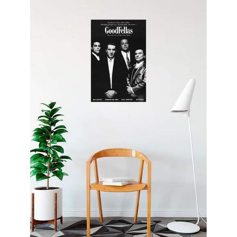 GoodFellas Black and White Movie Art Poster - 24 x 36 Inch