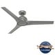 preview thumbnail 3 of 12, Hunter 52" Gallegos Outdoor Ceiling Fan and Wall Control, Damp-Rated