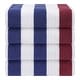preview thumbnail 24 of 64, American Soft Linen,100% Cotton 4 Pack Beach Towels, 30 x 60 Cabana Striped Pool Towels