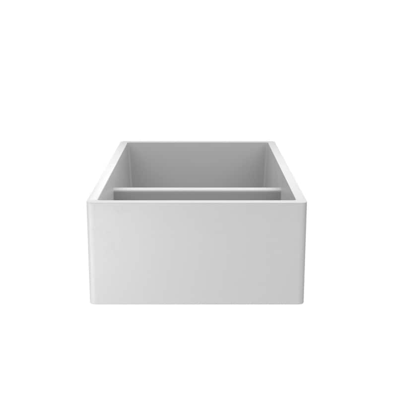 Farmhouse 33-inch Double Bowl NativeStone Kitchen Sink - 33" x 21" x 10.25"
