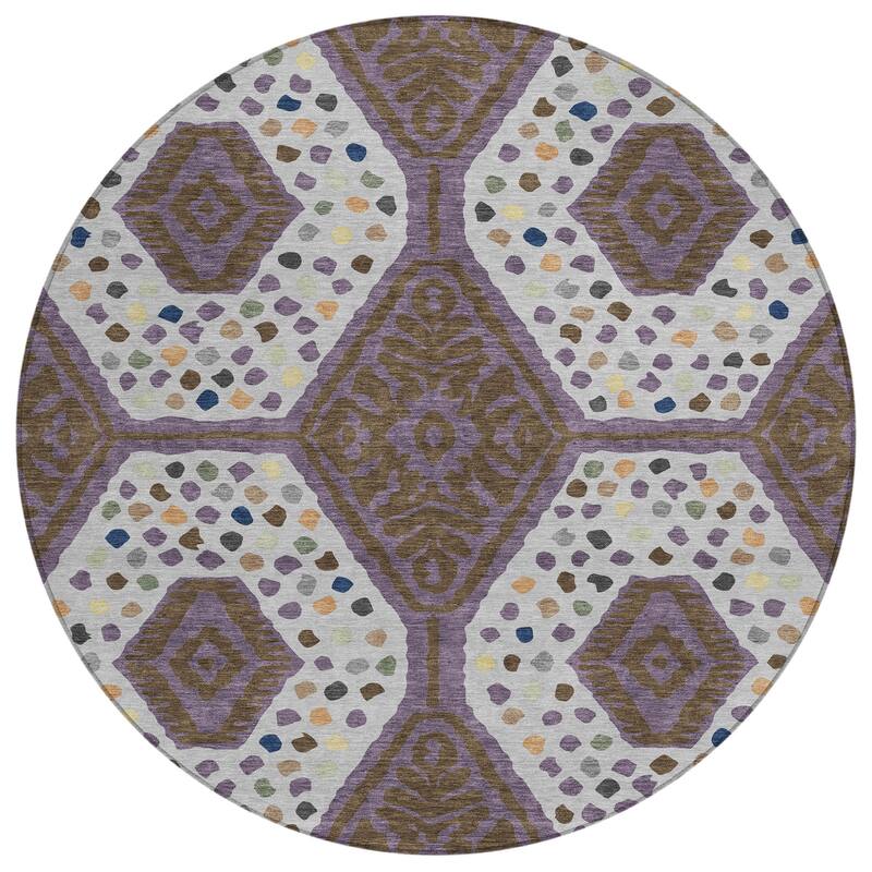 Machine Washable Indoor/ Outdoor Global Nipsey Chantille Rug