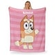 preview thumbnail 2 of 3, Bluey Roll Call Bingo Silk Touch Throw Blanket