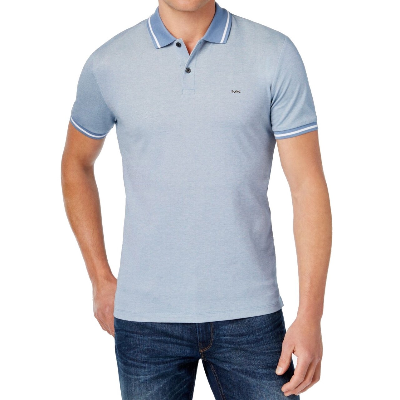 michael kors polo mens blue