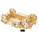preview thumbnail 7 of 7, Matashi 24K Gold Plated Highly Polished Vintage Car Ornament with Genuine Matashi Crystal