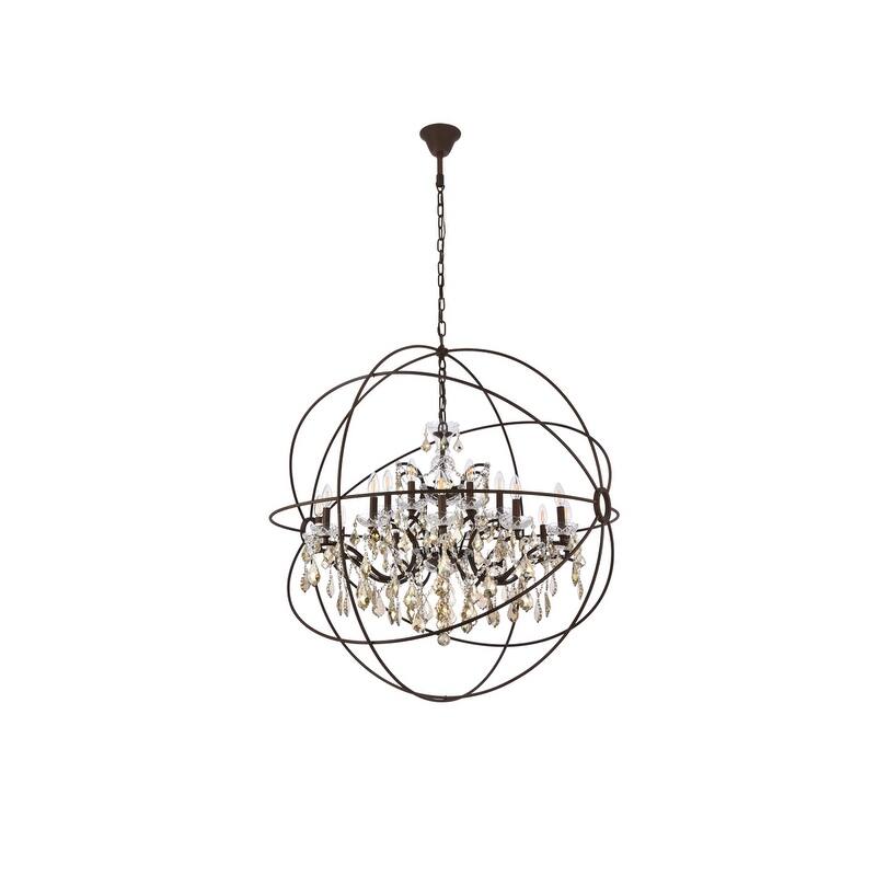 Royce Edge 18-Light Rustic Intent Chandelier