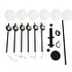 preview thumbnail 32 of 31, Modern 6-Light Dimmable Sputnik Bubble Chandelier for Dining Room