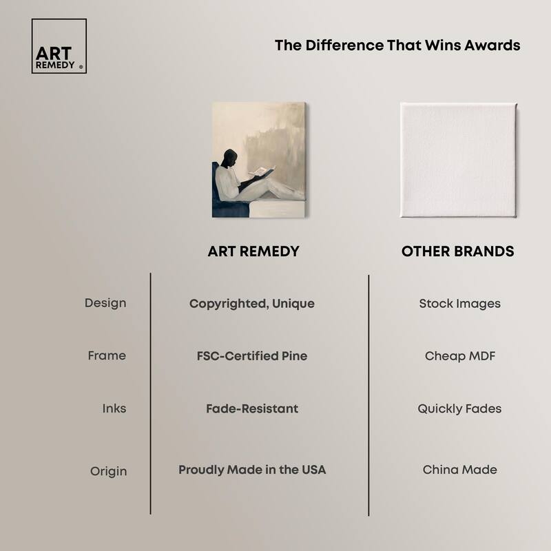 Void Reader I Canvas by Art Remedy, Gallery Wrapped