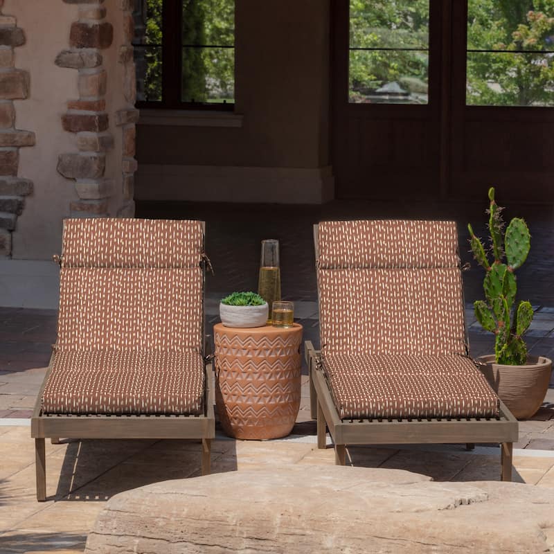 ARDEN 72 x 21 in Outdoor Chaise Lounge Cushion