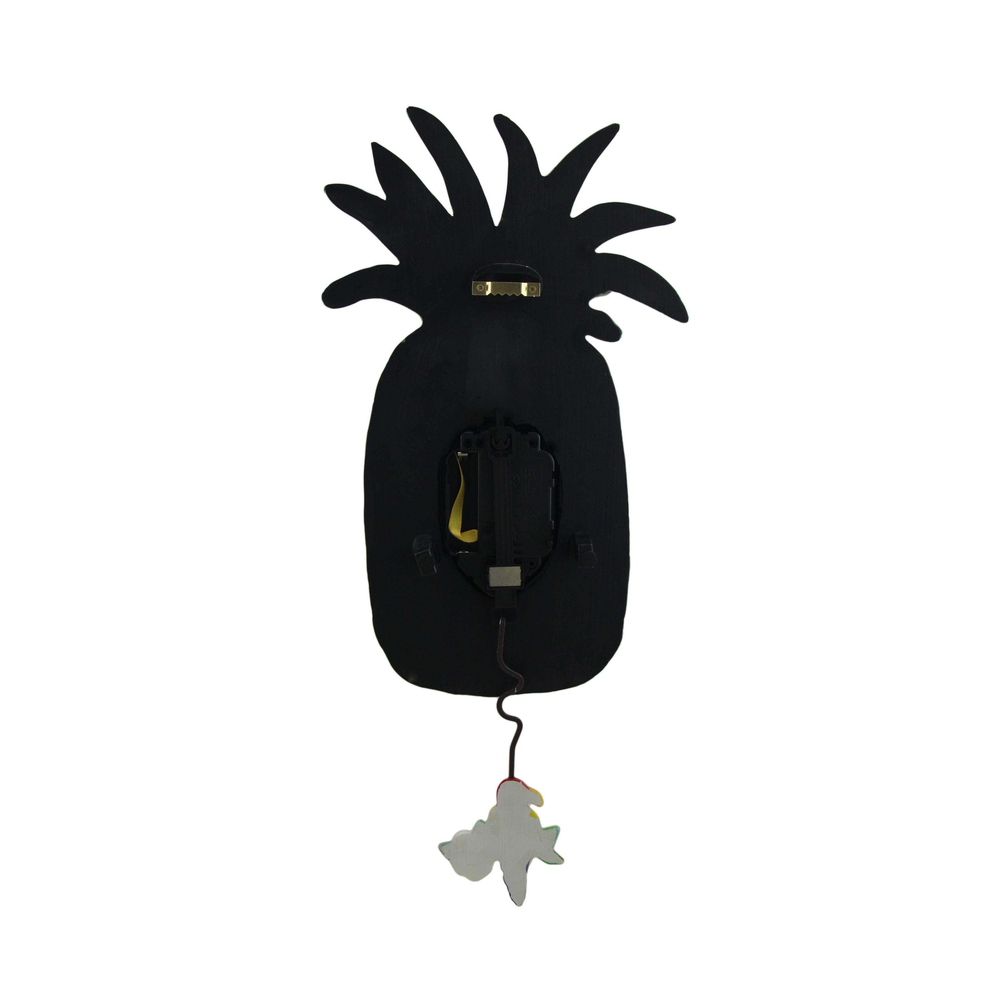Shop Allen Designs Pineapple Time Parrot Pendulum Wall Clock 17 In