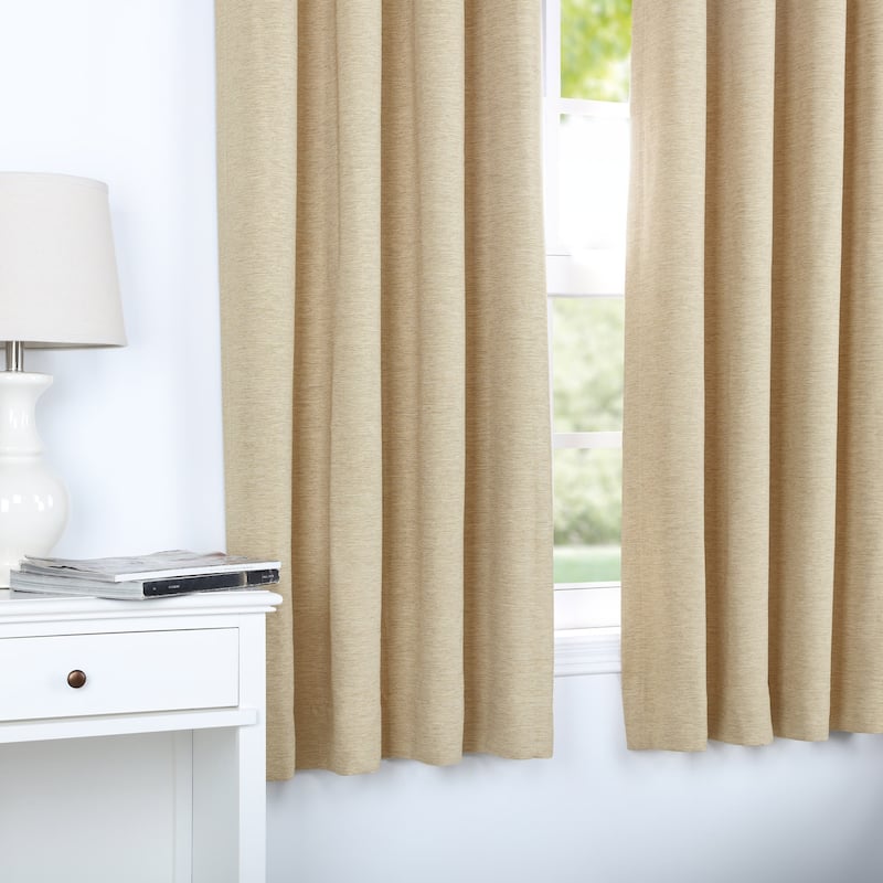 Exclusive Fabrics Bellino 63 In Grommet Room Darkening Curtain Panel (1 Panel) - 50 x 63