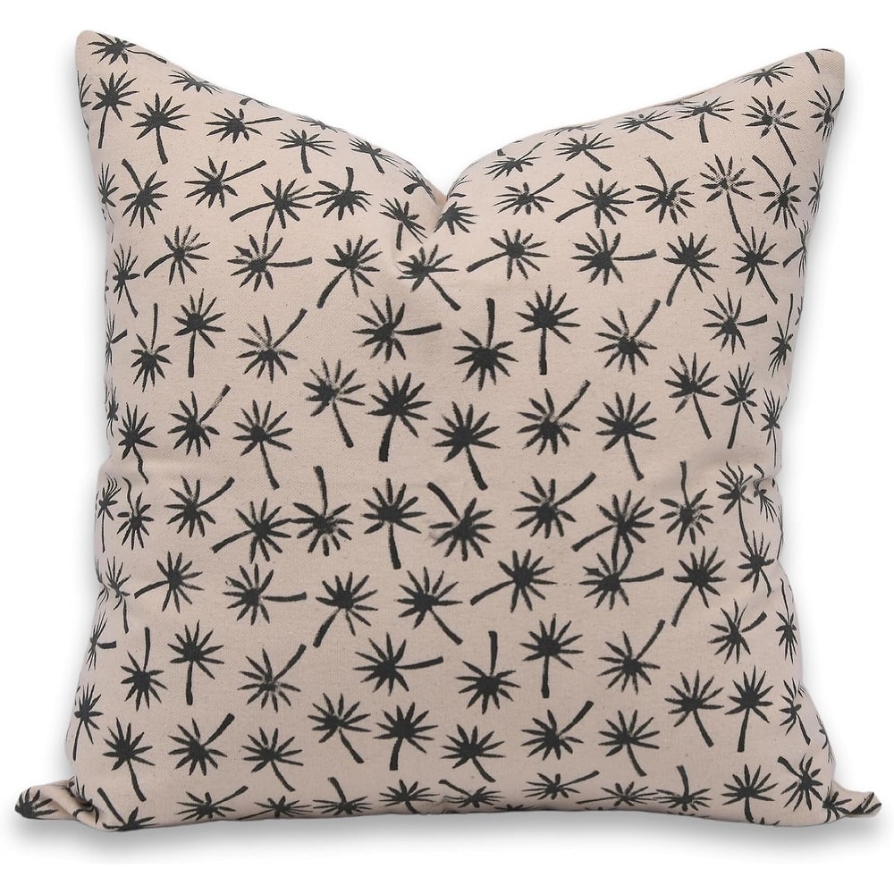 Fabdivine Handmade Block Print Pillow Cover with Hidden Zipper Cotton