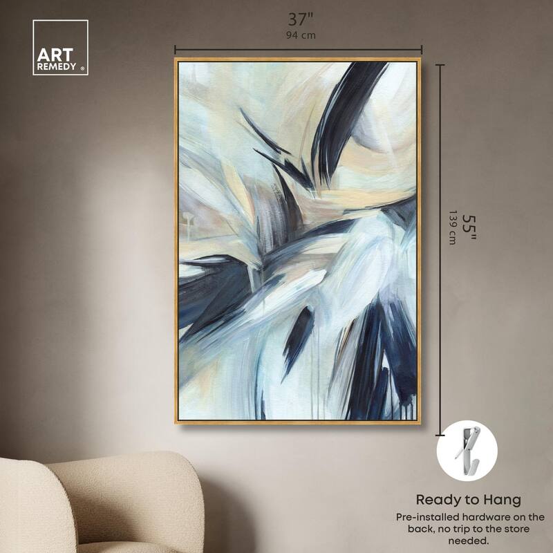 Layered Shadows Canvas by Art Remedy