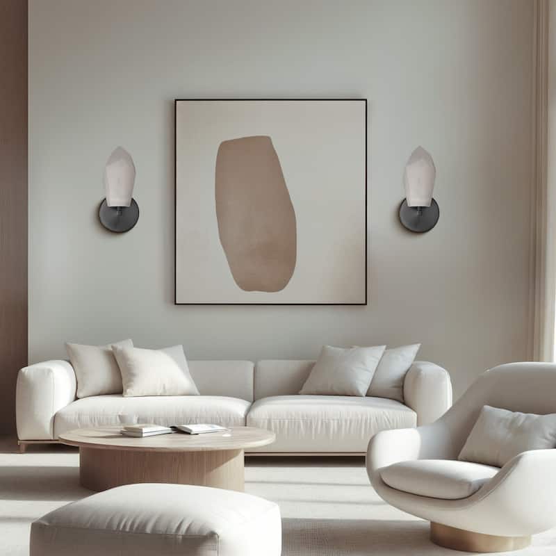 KAYLA Alabaster Chandelier/Sconce Kitchen Island Brass Hanging Lamp Mid Century Nordic Modern Chandelier