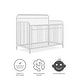 preview thumbnail 33 of 44, Little Seeds Ivy 3-in-1 Convertible Metal Crib