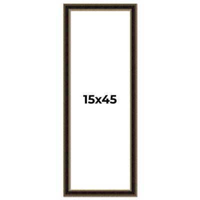 15x45 Frame Gold Antique Vintage Sold Wood Picture Frame | 1.75 Inch