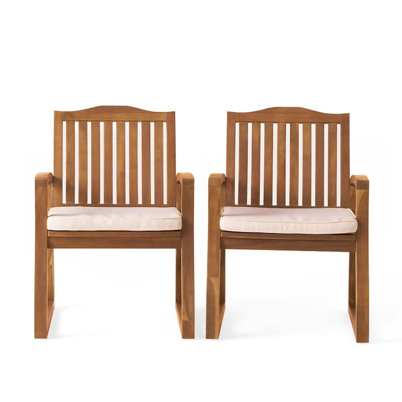 Christopher Knight Home Acacia Wood Dining Chairs