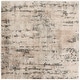 preview thumbnail 82 of 96, Nourison Concerto Modern Abstract Distressed Area Rug 4' x Square - Beige/Gray