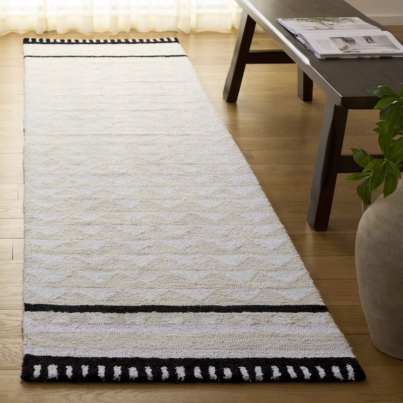 SAFAVIEH Handmade Capri Sabata Modern Wool Rug