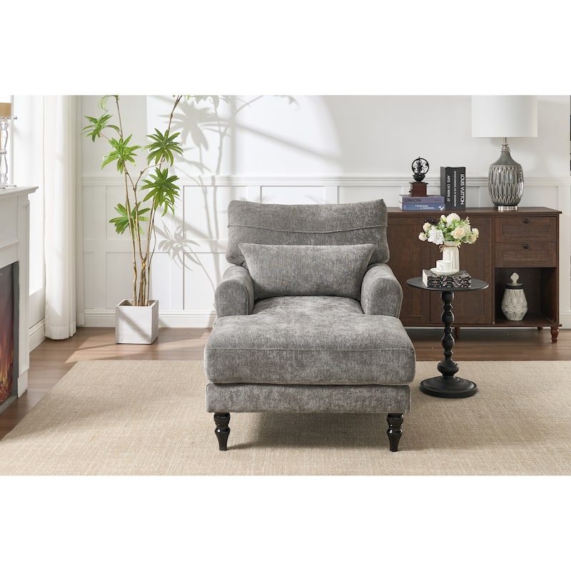 Modern Chaise Lounge , Upholstered Indoor Leisure Sofa Recliner, Chair Sleeper for Bedroom, Living Room, Study Room, Office